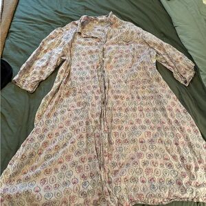 Vintage Magnolia Pearl Multicolor Patterned Dress